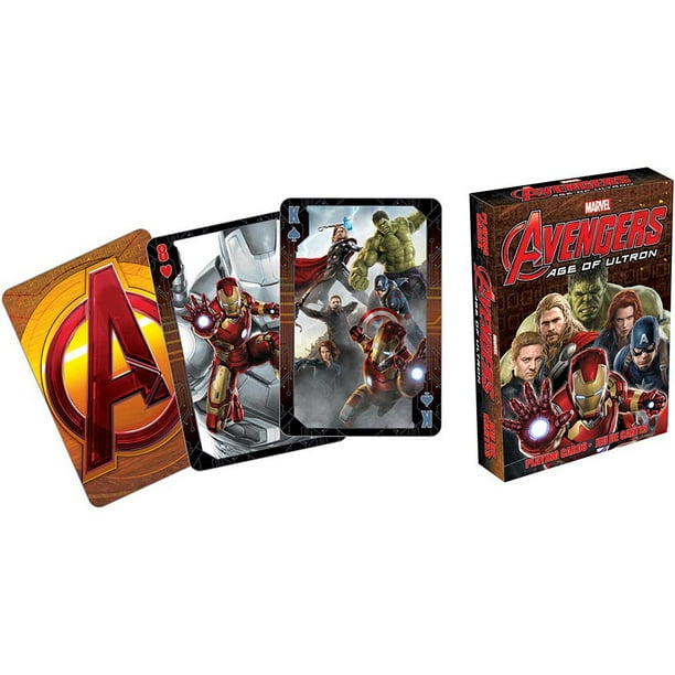 The Avengers Age of Ultron Movie Photo Illustrated Playing Cards NEW SEALED